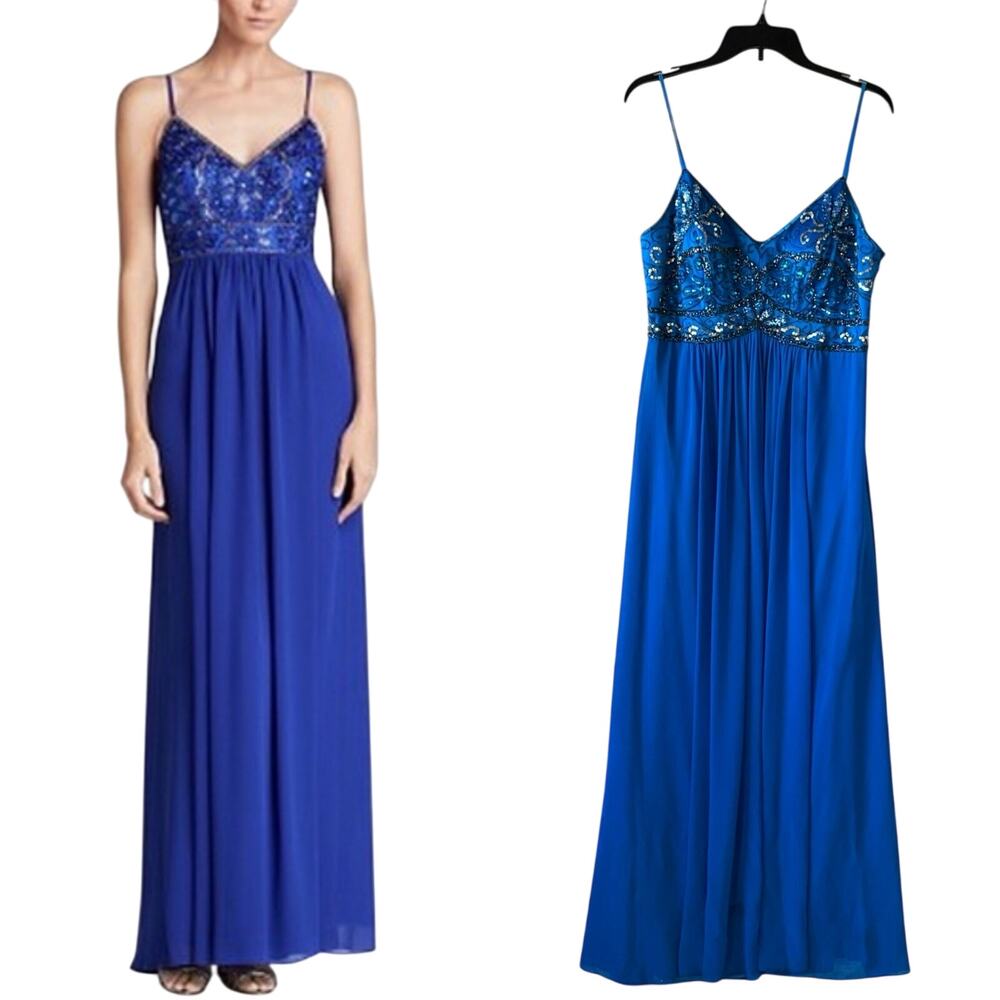 Sue Wong Dress Beaded Formal Gown